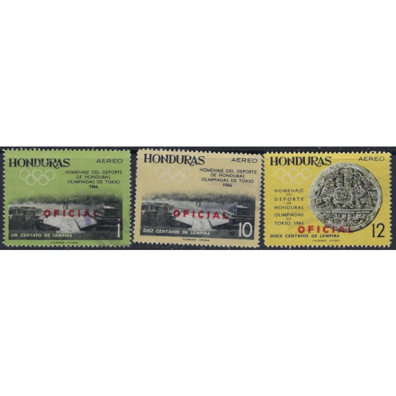 Honduras CO111/CO115-16 Used 1965 issues (ad1647)