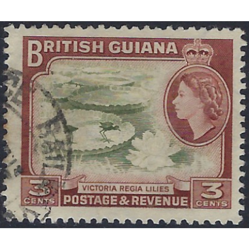 British Guiana 255 Used 1954 issue (ad1652)