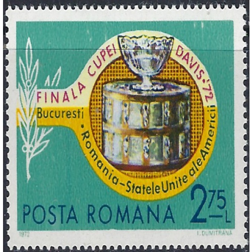 Romania 2373 MNH 1972 Tennis (ad1659)