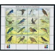 St Kitts 459 MNH 1998 Birds sheet of 16 (ad1674)