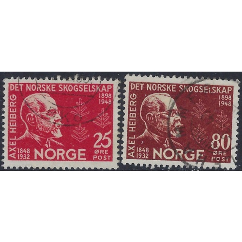 Norway 292-93 Used 1948 set (ad1693)