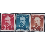 Norway 295-97 MLH 1949 set (ad1696)