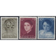 Netherlands B318-20 MNH 1957 Part set (ad1699)