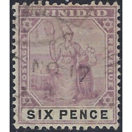 Trinidad 84 Used 1896 issue; few short perfs (ad1719)