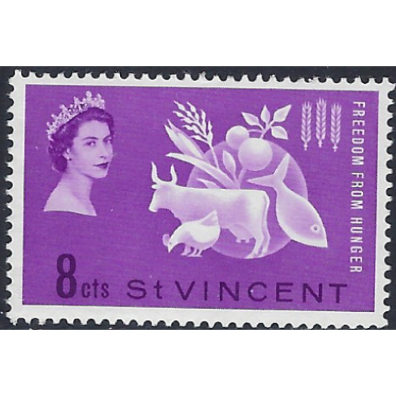 St Vincent 201 MNH 1963 Freedom from Hunger (ad1753)