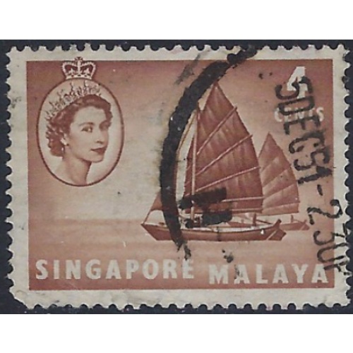 Singapore 30 Used 1955 issue (ad1762)
