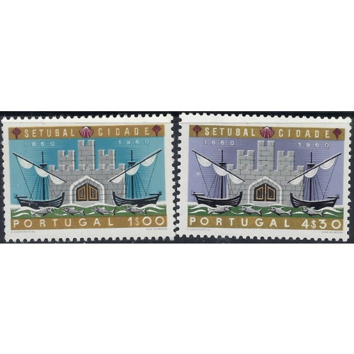 Portugal 873-74 MH 1961 set (ad1789)