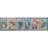France B359-64 MNH 1962 Portraits (ad1813)