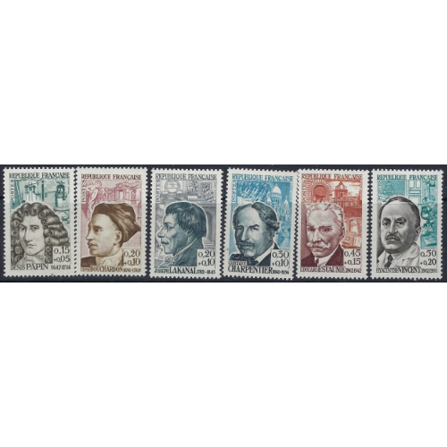 France B359-64 MNH 1962 Portraits (ad1813)