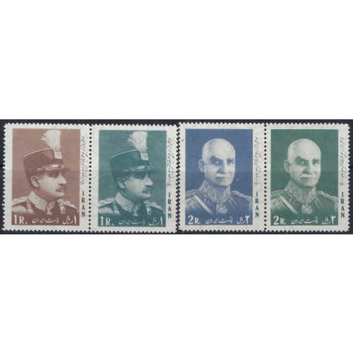 Iran 1416a/1418a MNH 1966 set (ad1826)