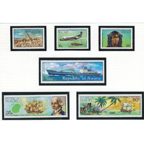 Nauru 108-13 MNH 1974 set (ad1832)