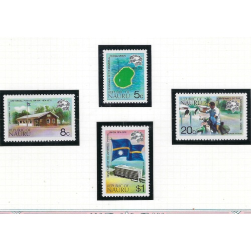 Nauru 114-17 MNH 1974set (ad1833)
