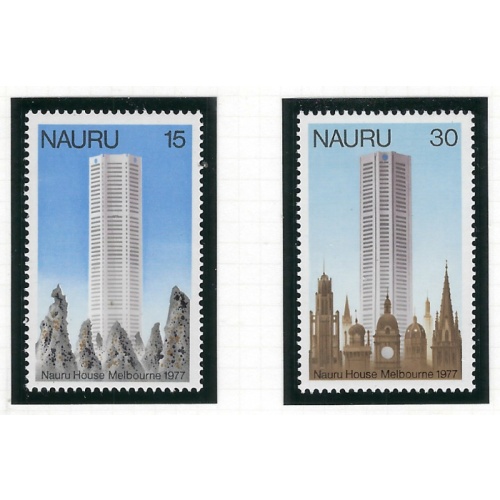 Nauru 150-51 MNH 1977 set (ad1891)