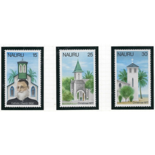 Nauru 156-58 MNH 1977 Christmas (ad1893)