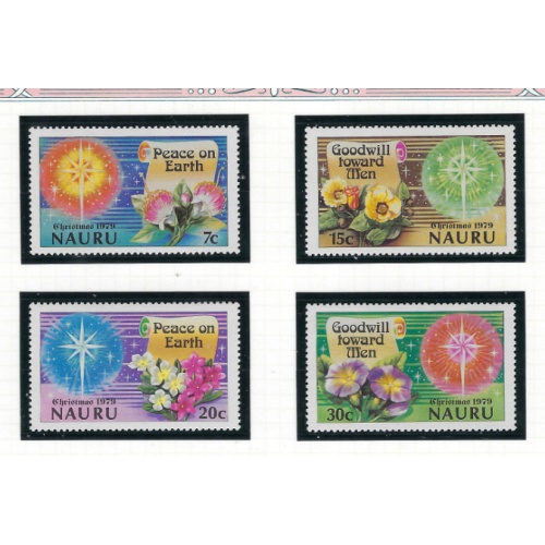 Nauru 206-09 MNH 1979 Christmas (ad1938)