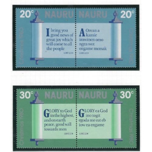 Nauru 217-20 MNH 1980 Christmas (ad1942)