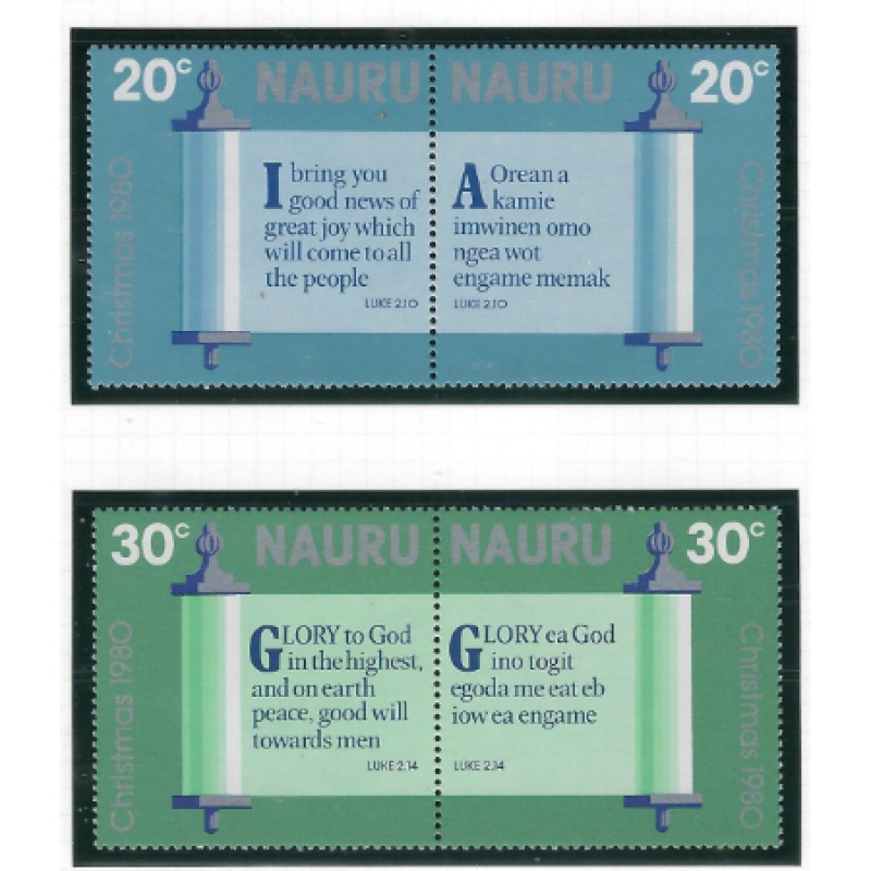 Nauru 217-20 MNH 1980 Christmas (ad1942)