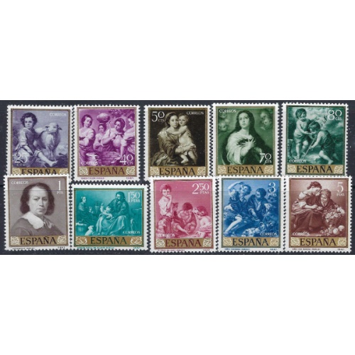 Spain 921-30 MNH 1960 set (ad1948)