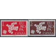 Spain 1010-11 MNH 1961 Europa (ad1952)