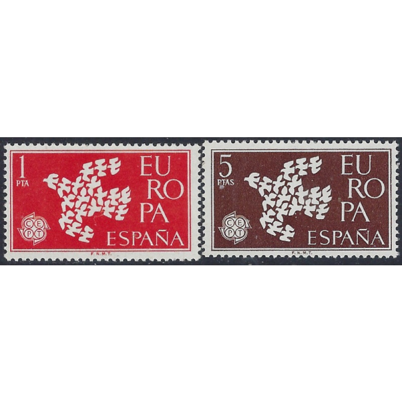 Spain 1010-11 MNH 1961 Europa (ad1952)