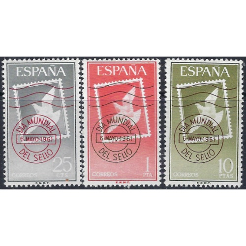 Spain 987-89 MNH 1961 set (ad1953)
