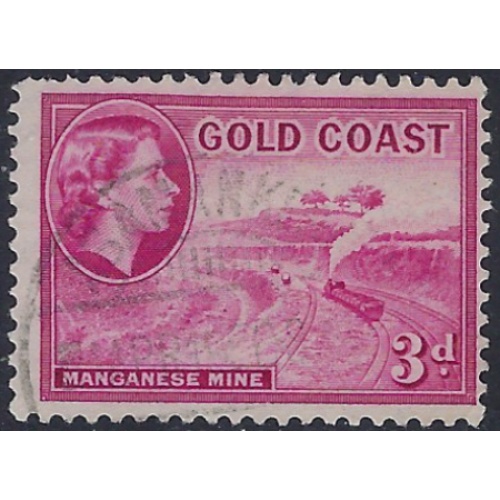 Gold Coast 153 Used 1954 issue (ad1954)