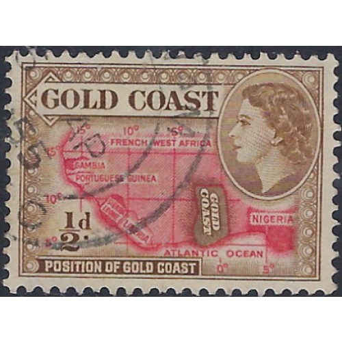 Gold Coast 148 Used 1953 issue (ad1973)