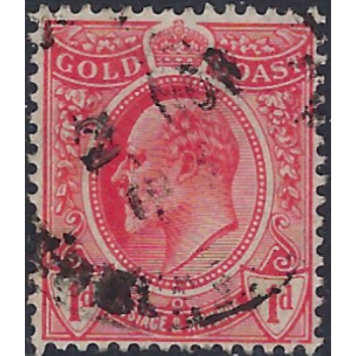 Gold Coast 66 Used 1908 issue (ad1976)