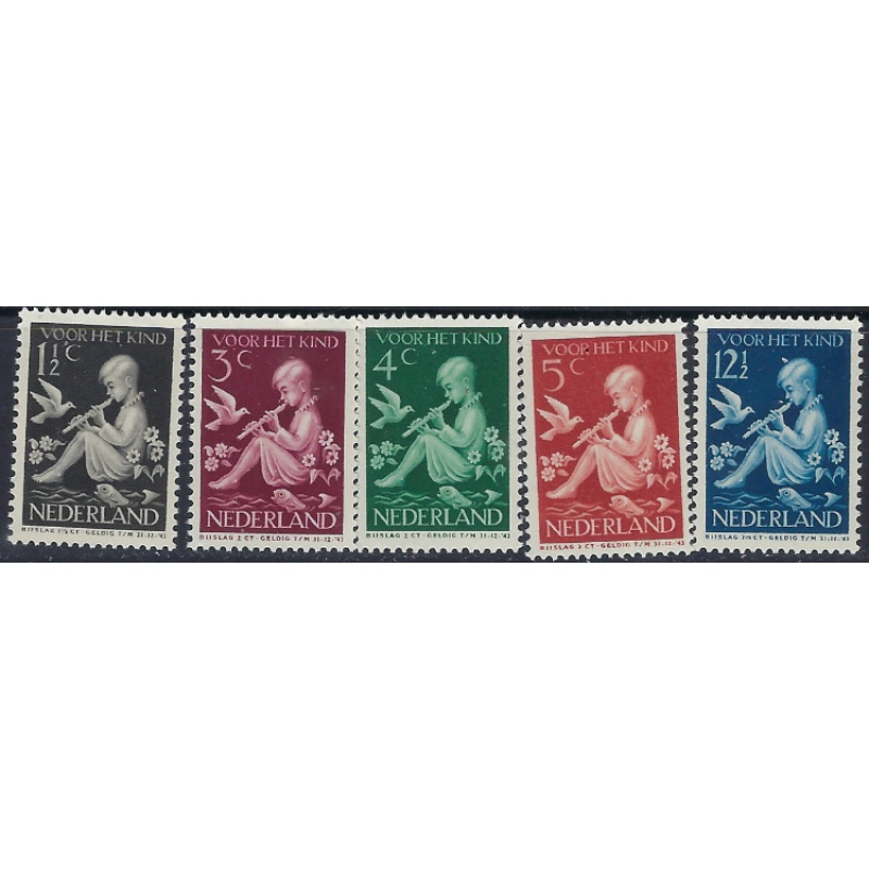 Netherlands B108-12 MNH 1938 set (ad1980)
