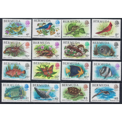 Bermuda 364-79 MNH 1978-79 Wildlife part set; missing low value (ad1982)