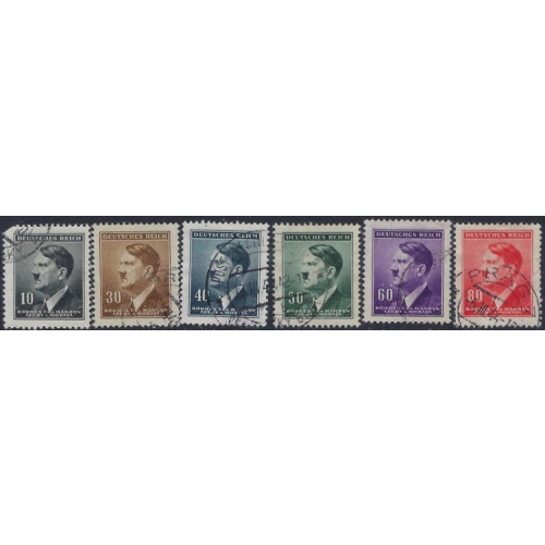 Bohemia Moravia 62-67 Used 1942 set (ad1990)