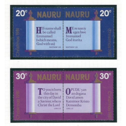 Nauru 236-39 MNH 1981 Christmas (ad2002)