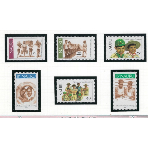 Nauru 244-49 MNH 1982 Boy Scouts (ad2005)