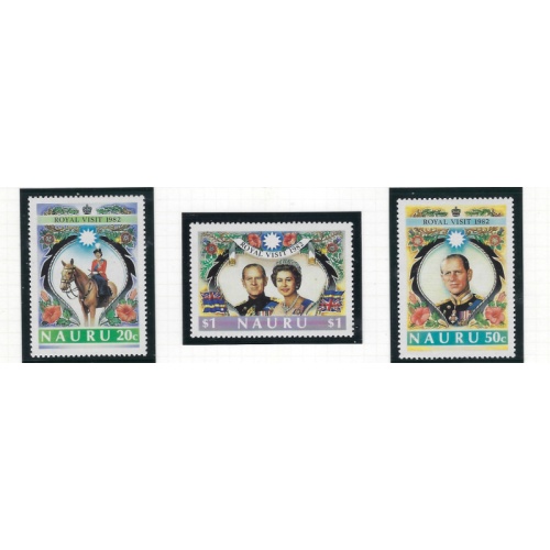 Nauru 257-59 MNH 1982 Royal Visit (ad2007)