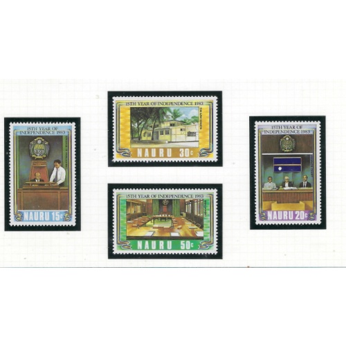 Nauru 264-67 MNH 1983 Independence Anniversary (ad2008)