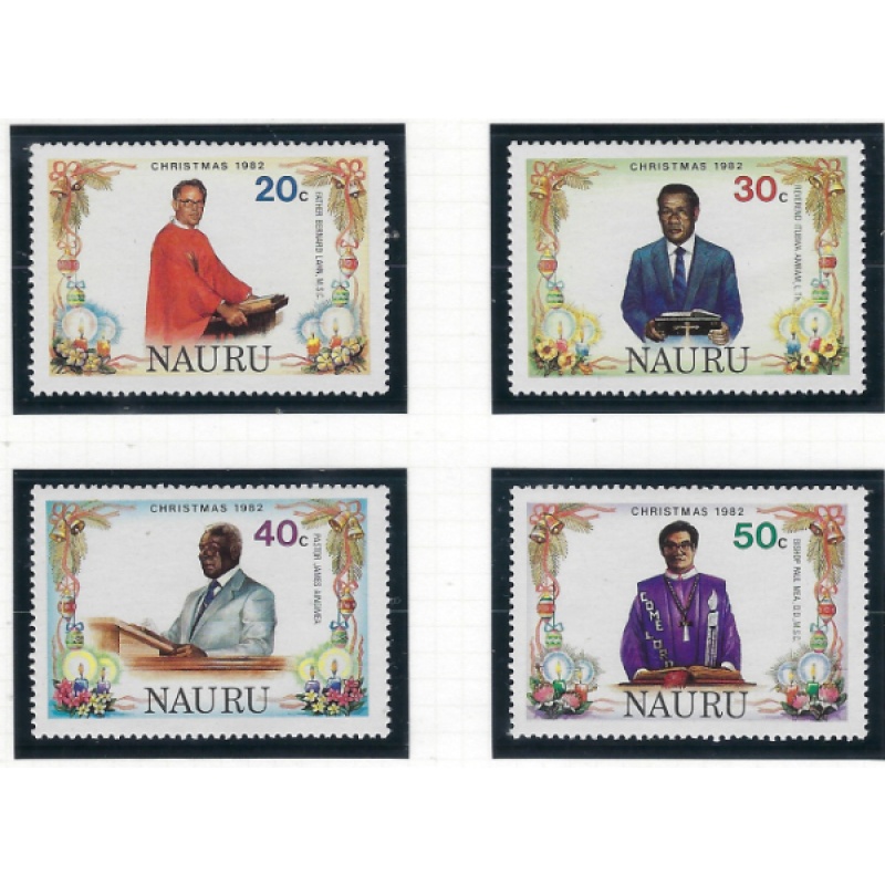 Nauru 260-63 MNH 1982 Christmas (ad2011)