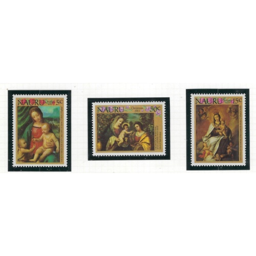 Nauru 277-79 MNH 1983 Christmas (ad2013)