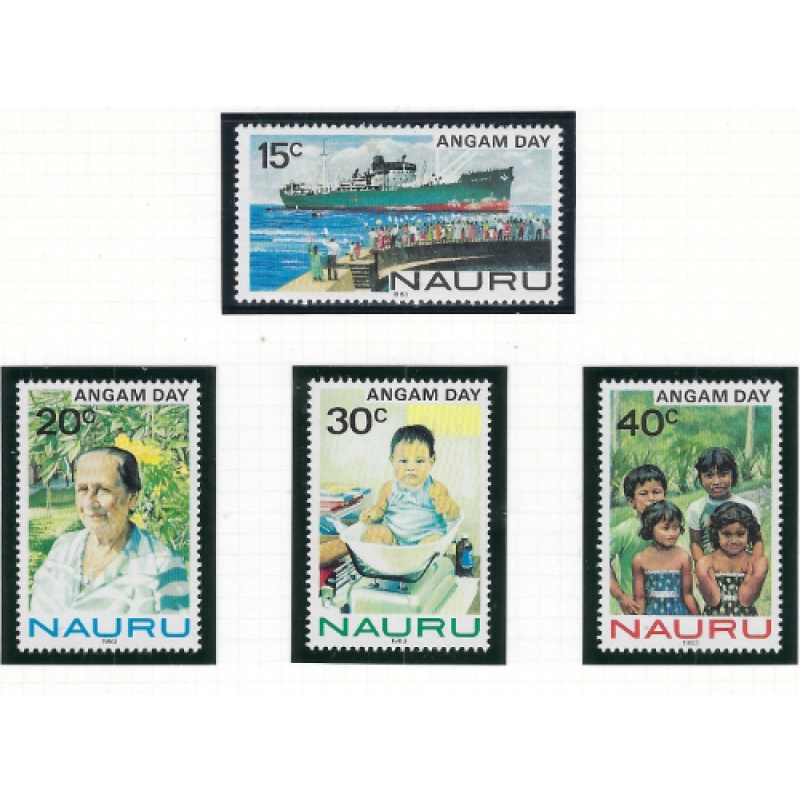 Nauru 273-76 MNH 1983 Angam Day (ad2014)