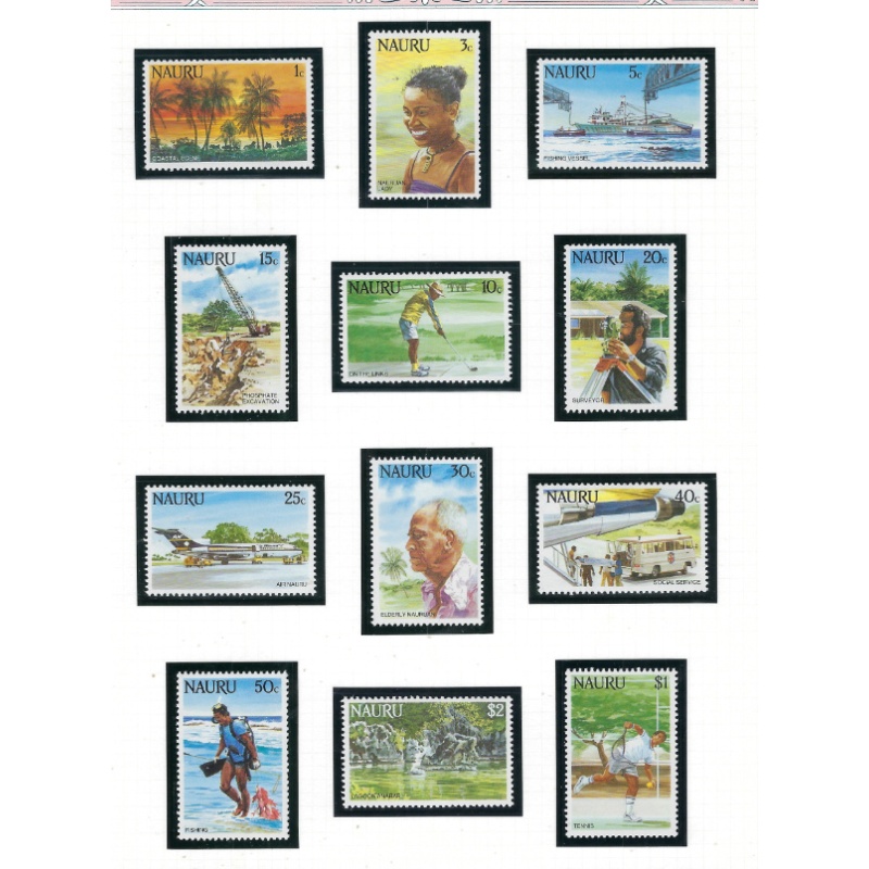 Nauru 285-96 MNH 1984 set (ad2017)