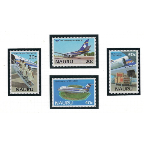 Nauru 303-09 MNH 1985 Air Nauru Anniversary (ad2020)