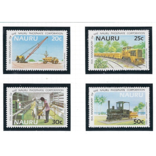 Nauru 307-10 MNH 1985 Phosphate Industry (ad2021)