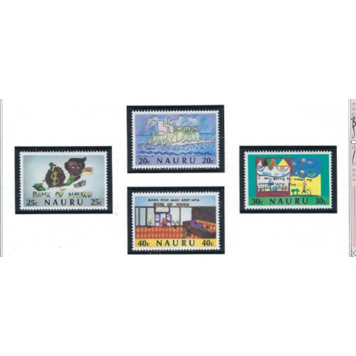 Nauru 321-24 MNH 1986 Bank of Nauru (ad2025)