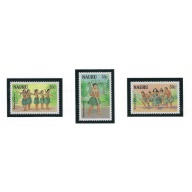 Nauru 331-33 MNH 1987 Nauru Dancers (ad2028)
