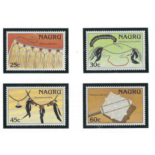 Nauru 334-37 MNH 1987 set (ad2029)