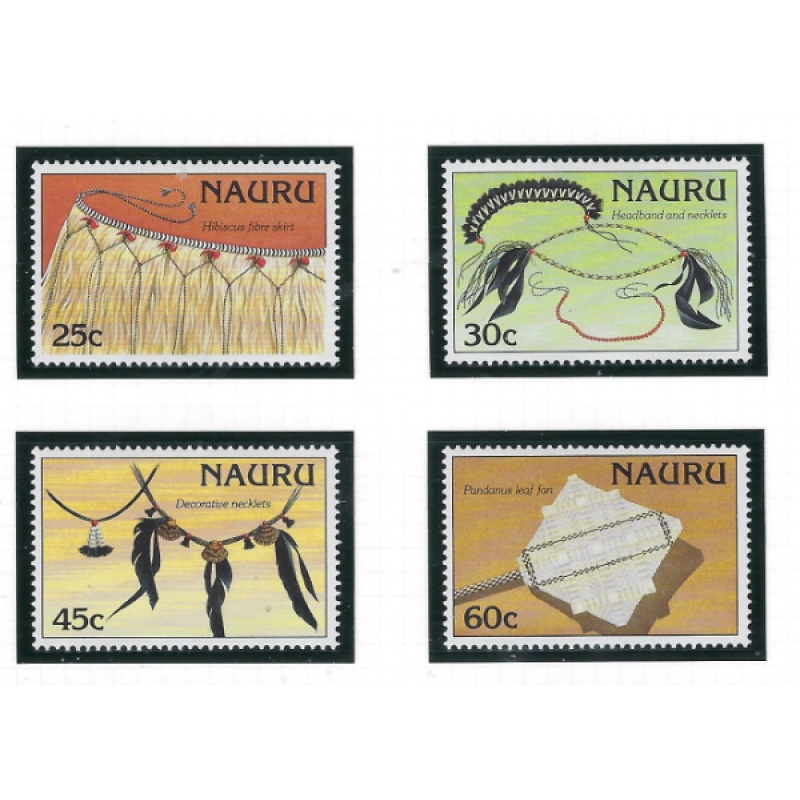 Nauru 334-37 MNH 1987 set (ad2029)