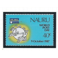 Nauru 338 MNH 1987 World Post Day (ad2030)
