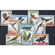 Rwanda 239-48 MH 1967 Birds (ad2036a)