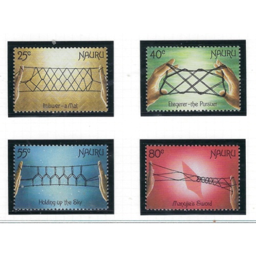 Nauru 350-53 MNH 1988 set (ad2036)