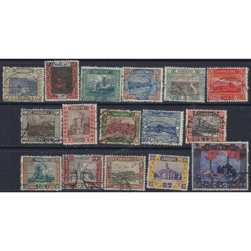 Saar 68-85 Used 1921 complete set (ad2037)