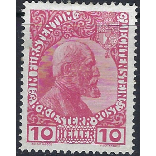 Liechtenstein #2 MH 1912 issue (ad2043)